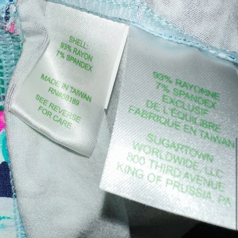 Lily Pulitzer Loralee Yoga Pants Looking Sharp Size XXS - Picture 6 of 6